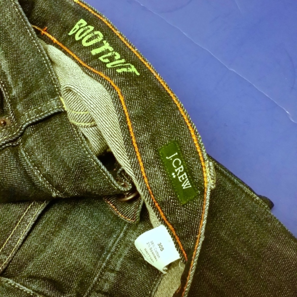 J CREW Bootcut Dark Blue Denim Jeans 30S